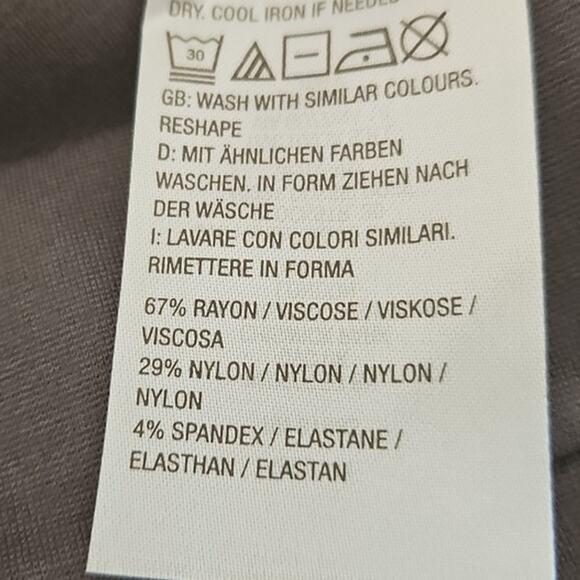 NWOT Isaac Mizrahi Live! Elements Women’s Gray PullOn Pants Size 2X Stretch Knit - Picture 3 of 7